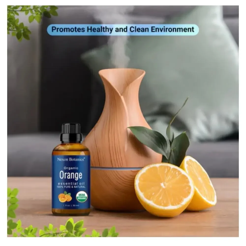 2 Bottles of Organic Orange Essential Oil 30 ml each